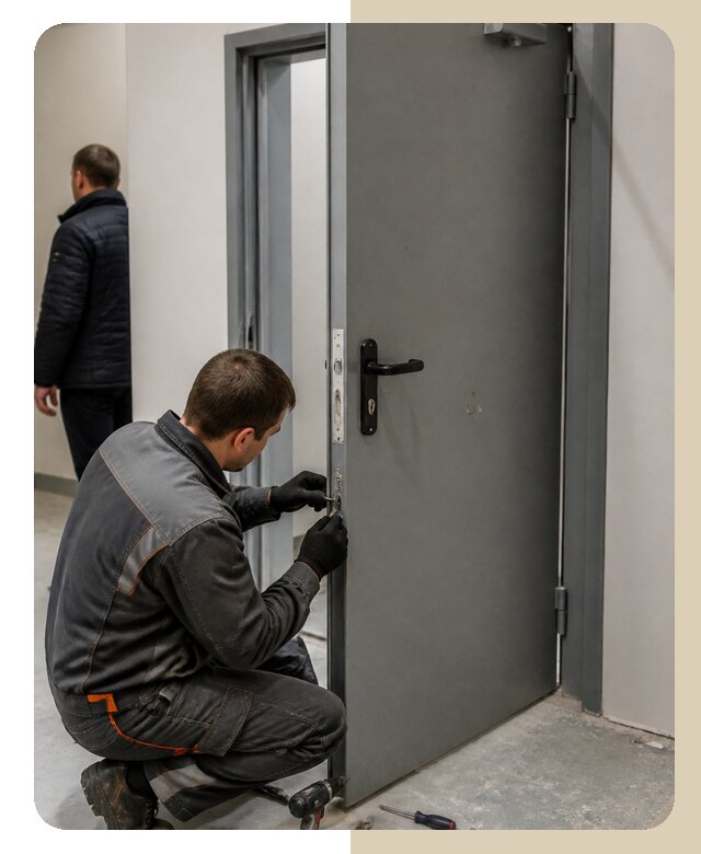Ремонт противопожарной двери в Ломоносове по цене 6659 р. | ДвериЛегко-Лмн